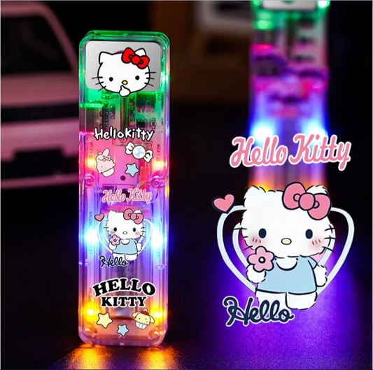 Cute cartoon pattern lighter rechargeable, electric lighter with LED light